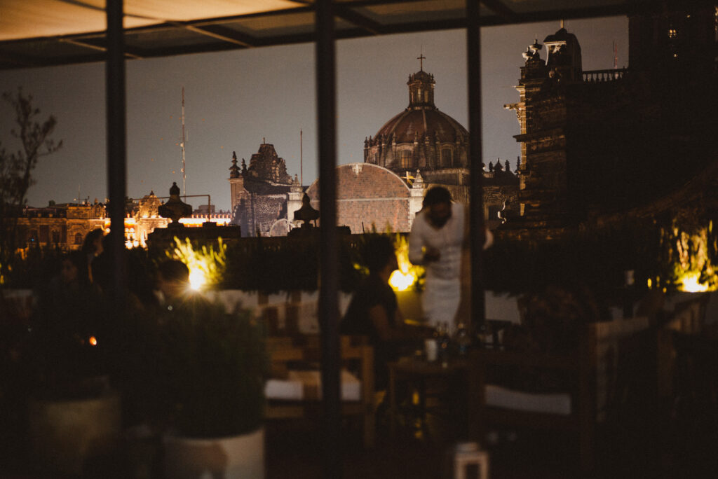 Mexico City rooftop Zócalo Grupo Habita, Circulo Mexicano,